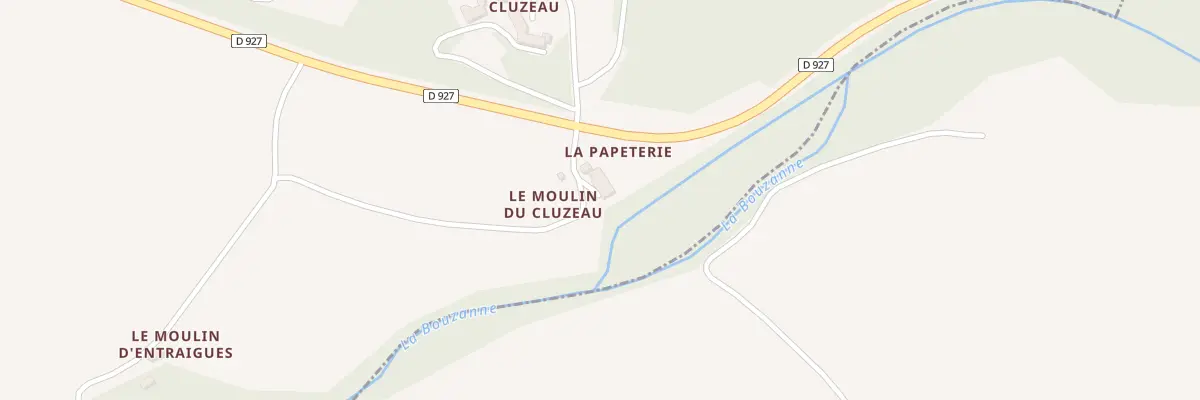 Plan du 5147 Le Moulin du Cluzeau à Chasseneuil