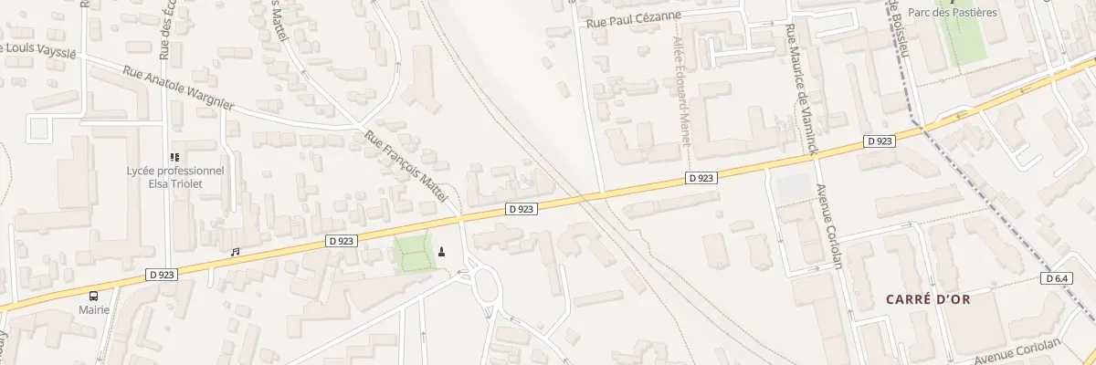 Plan du 38 Rue de la République à Lucé