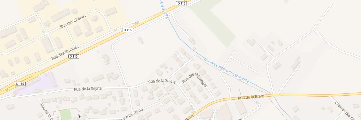 Plan du 544 Rue de la Seyne à Saint-Étienne-de-Tulmont