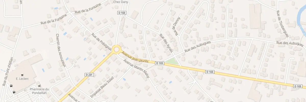 Plan du 4 Rue Raymond de la Prade à Souillac