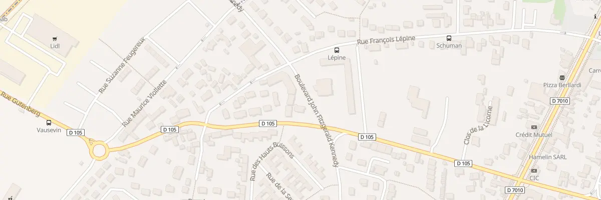 Plan du 24 Rue de la Liberté à Luisant