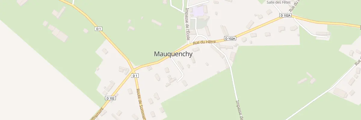 Plan du 110 Rue du Hêtre à Mauquenchy