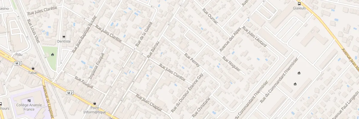 Plan du 12B Rue Perrey à Toulouse