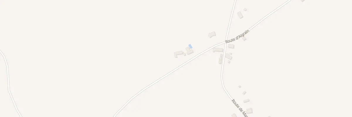Plan du 1 Rte d’Aigrain à Sassay