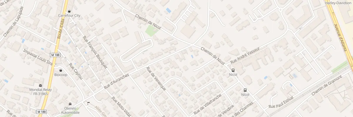 Plan du 54 Rue d’Avranches à Toulouse