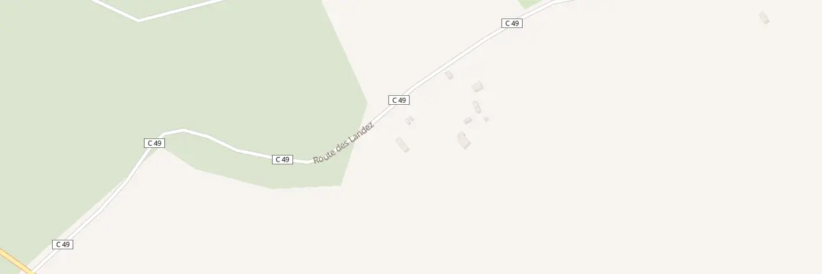 Plan du 2 Rte des Landez au Tronquay