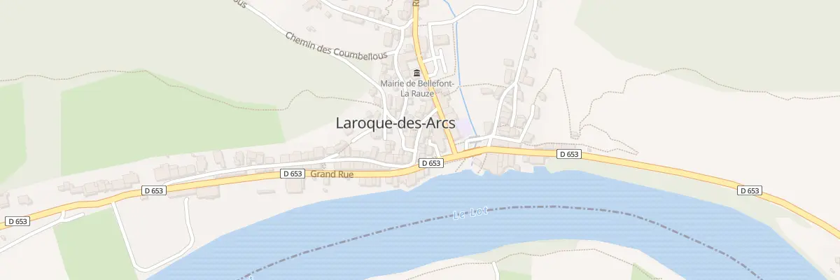 Plan du 155 Rue des Recollets-L des Arcs à Bellefont-La Rauze