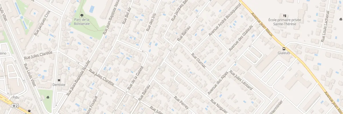 Plan du 52 Rue Barrau à Toulouse