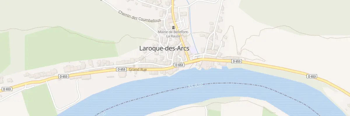 Plan du 321 Rue La Carriere-L des Arcs à Bellefont-La Rauze