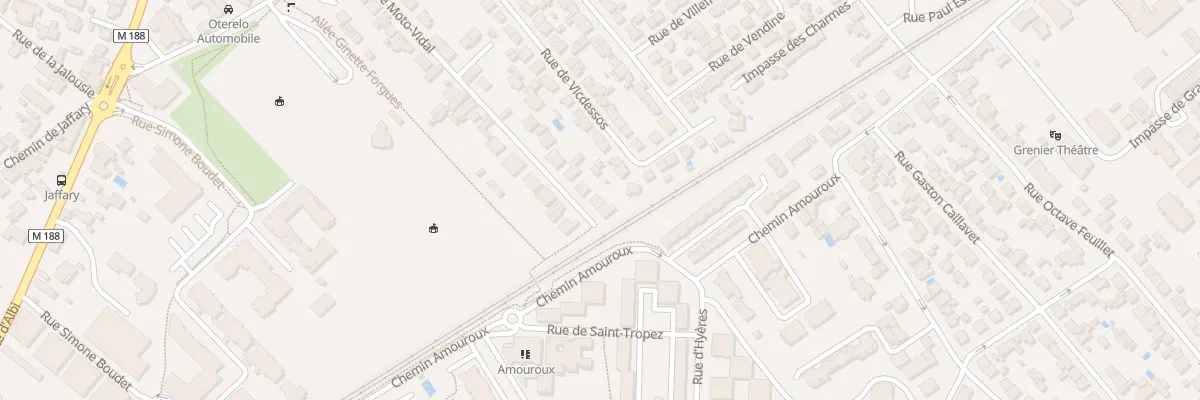 Plan du 43 Rue Moto Vidal à Toulouse