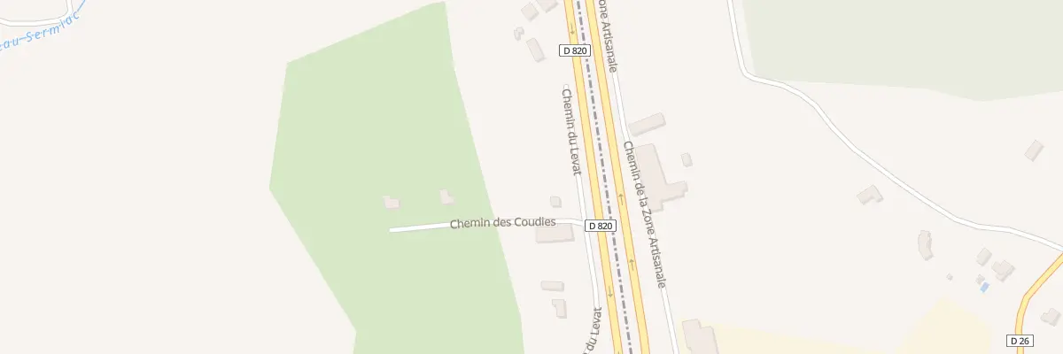 Plan du 5075 Le Levat à Saint-Paul-Flaugnac