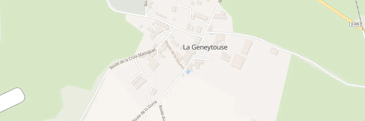 Plan du 36 Rte du 11 Novembre à La Geneytouse