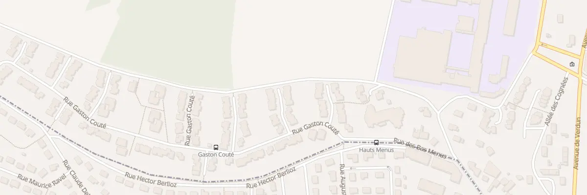 Plan du 38 Rue Gaston Coute à Chartres
