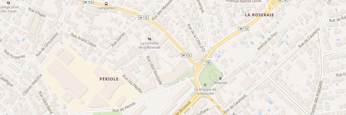 Plan du 164 Av de Lavaur à Toulouse