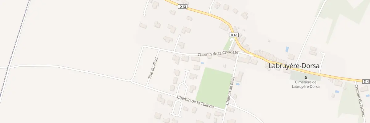 Plan du 5 Che de la Tuilerie à Labruyère-Dorsa