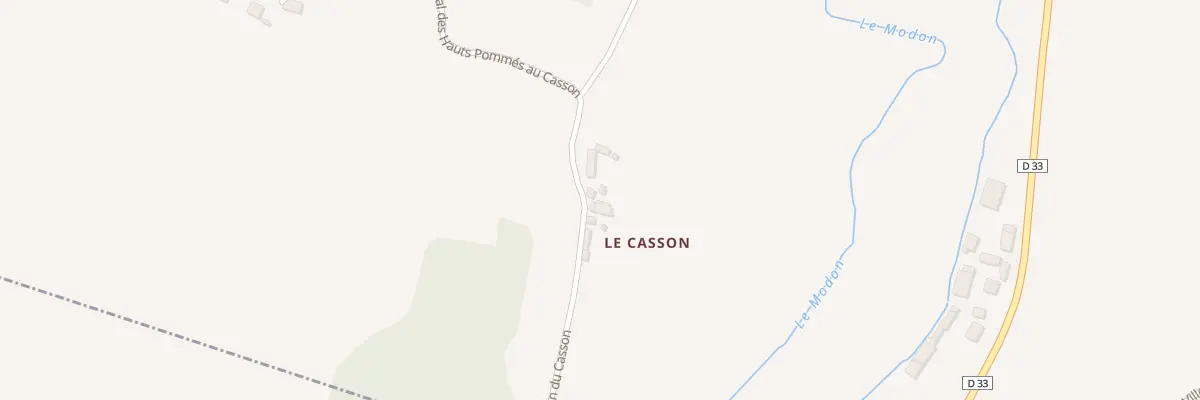 Plan du 249 Imp de la Calaise à Lye