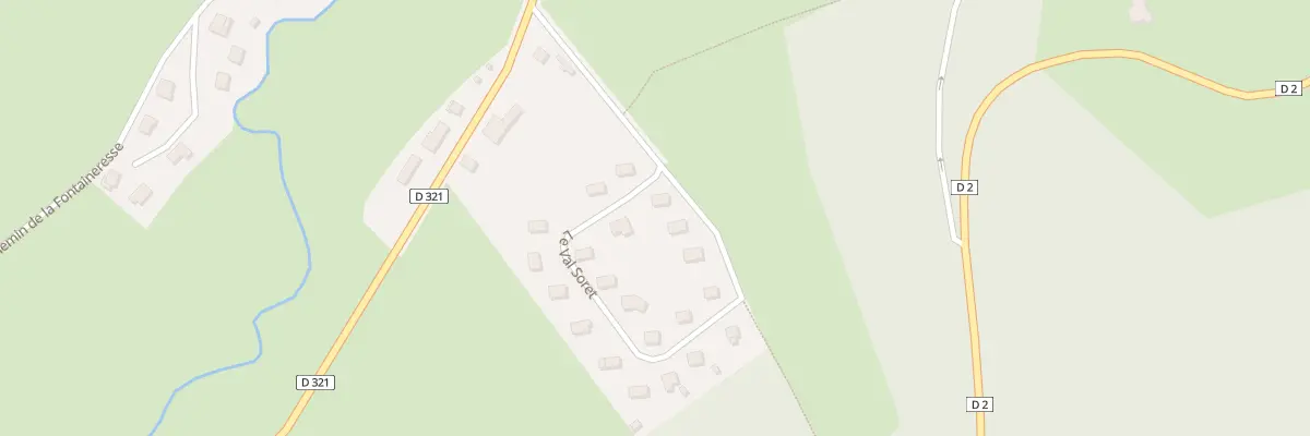 Plan du 1 Le Val Soret à Lyons-la-Forêt