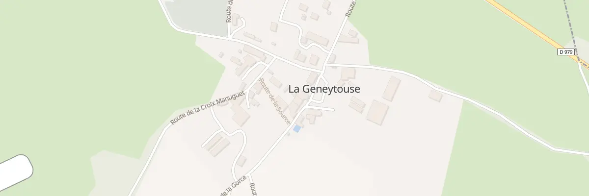 Plan du 32 Rte du 11 Novembre à La Geneytouse