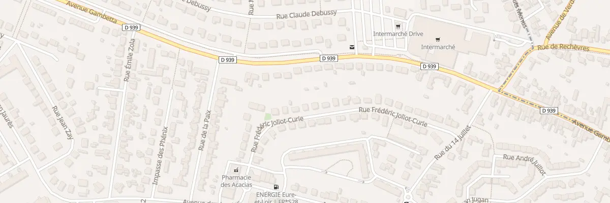Plan du 34 Rue Frederic Joliot Curie à Mainvilliers