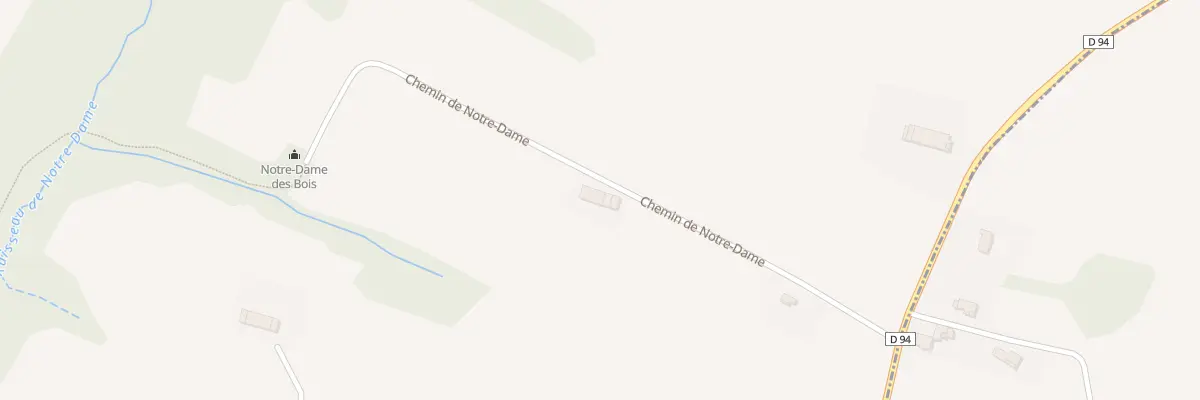 Plan du 295 Chem de Notre Dame à Clermont-le-Fort