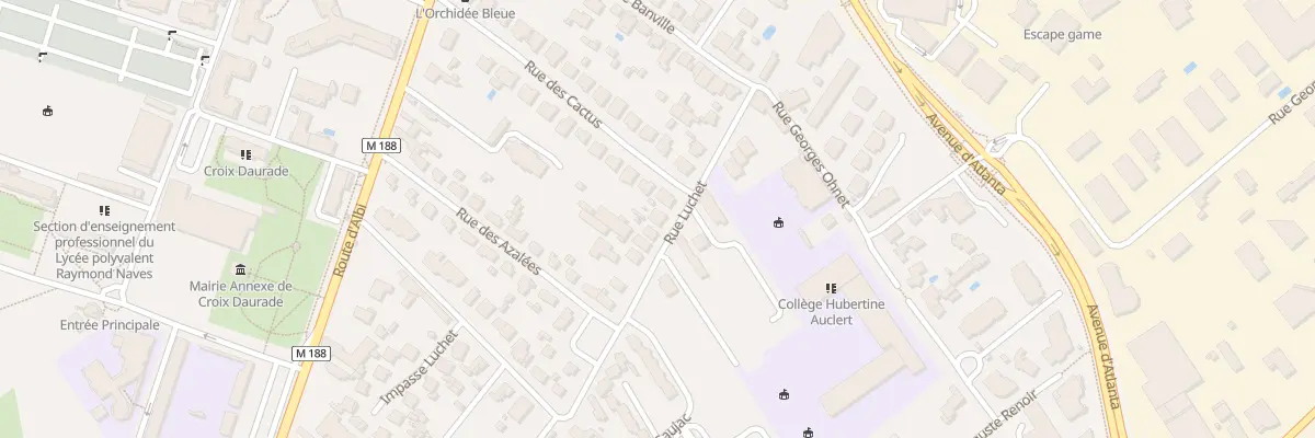 Plan du 41 Rue Luchet à Toulouse