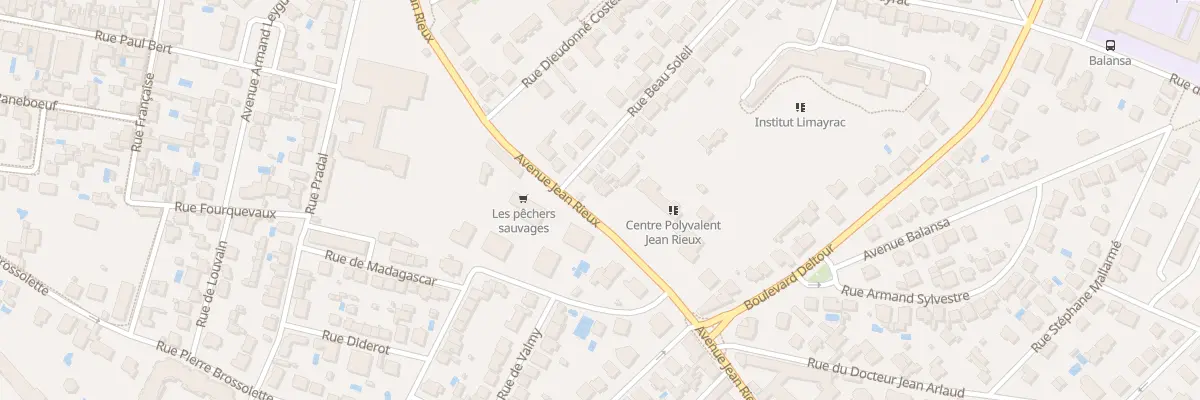Plan du 153 Av Jean Rieux à Toulouse