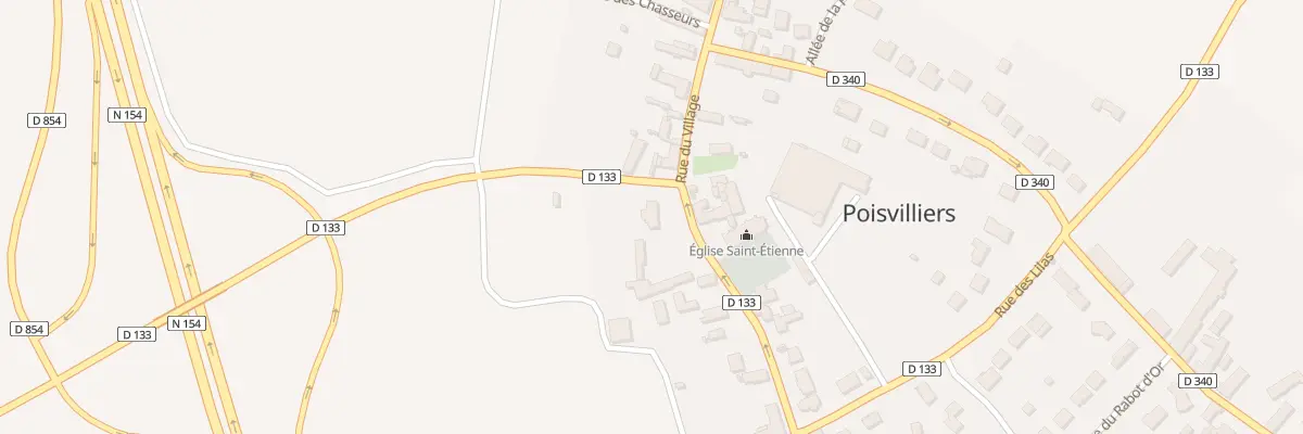 Plan du 27 Rue du Village à Poisvilliers