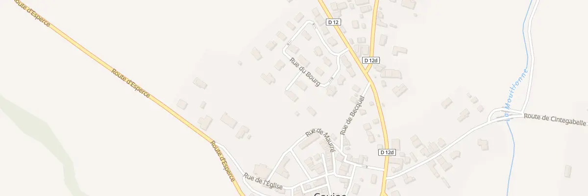 Plan du 32 Rue du Bourg à Caujac