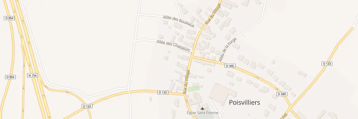 Plan du 37 Rue du Village à Poisvilliers