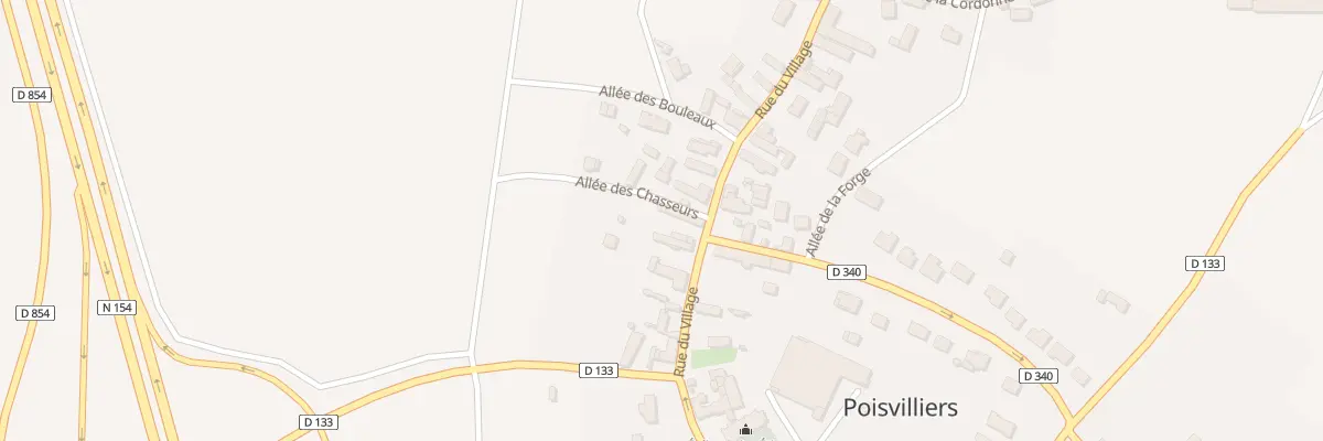 Plan du 39 Rue du Village à Poisvilliers