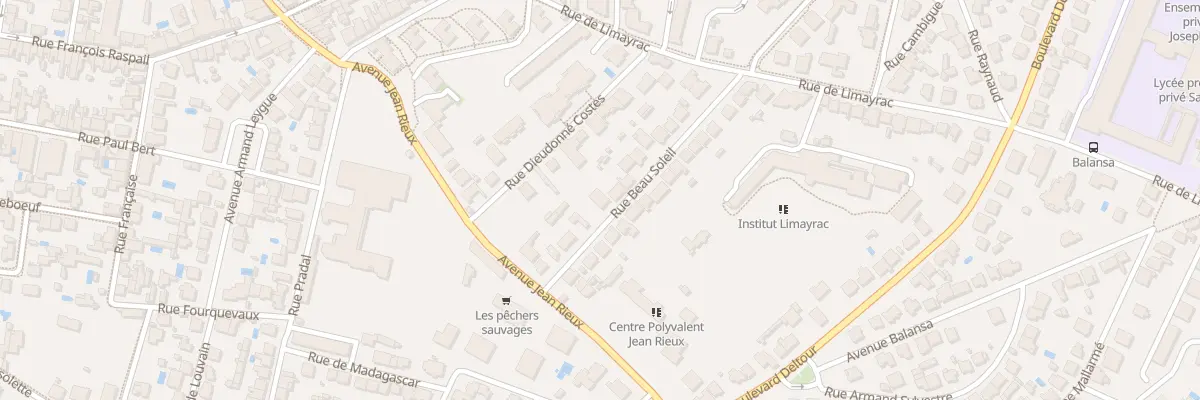 Plan du 9 Rue Beau Soleil à Toulouse