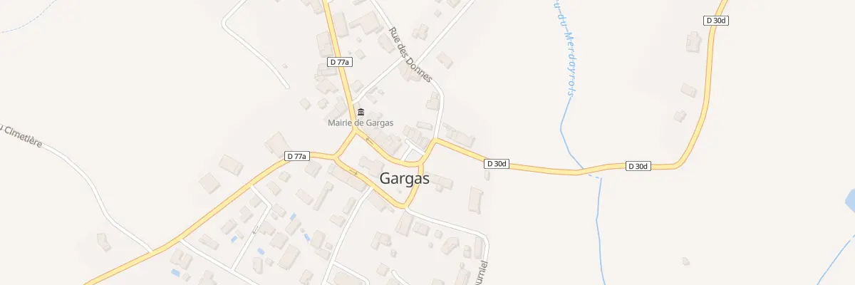 Plan du 1 Rue des Donnes à Gargas