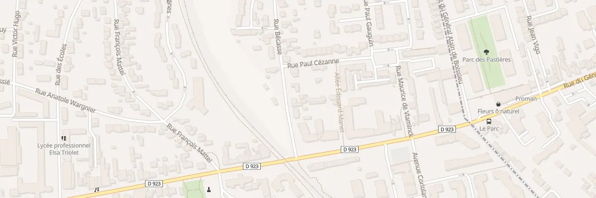 Plan du 16 Rue Bécasse à Lucé