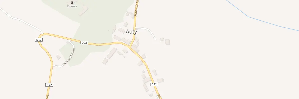 Plan du 48 Rte de Caussade à Auty