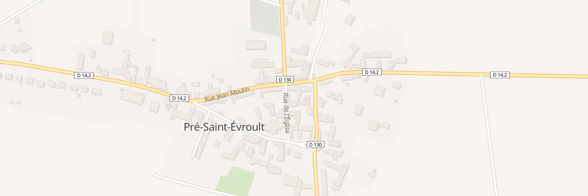 Plan du 1 Rue du Bas de l’Église à Pré-Saint-Évroult