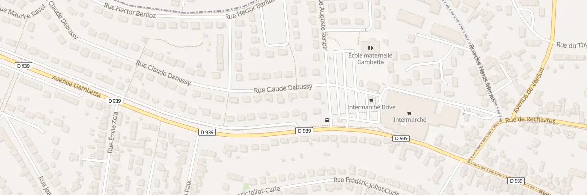 Plan du 35 Rue Claude Debussy à Mainvilliers