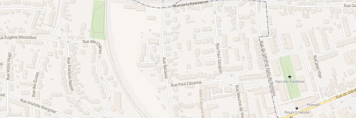 Plan du 40 Rue Bécasse à Lucé