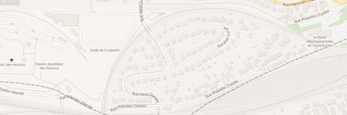 Plan du 16 Rue Henri Dunant à Mainvilliers