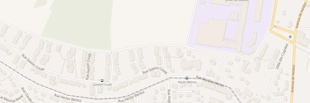 Plan du 20 Rue Gaston Coute à Chartres