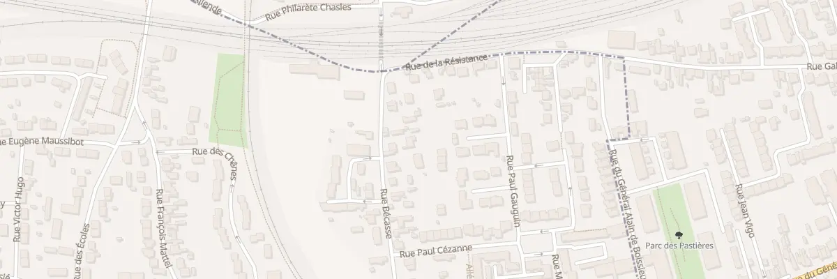 Plan du 46 Rue Bécasse à Lucé