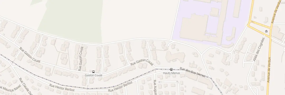 Plan du 22 Rue Gaston Coute à Chartres