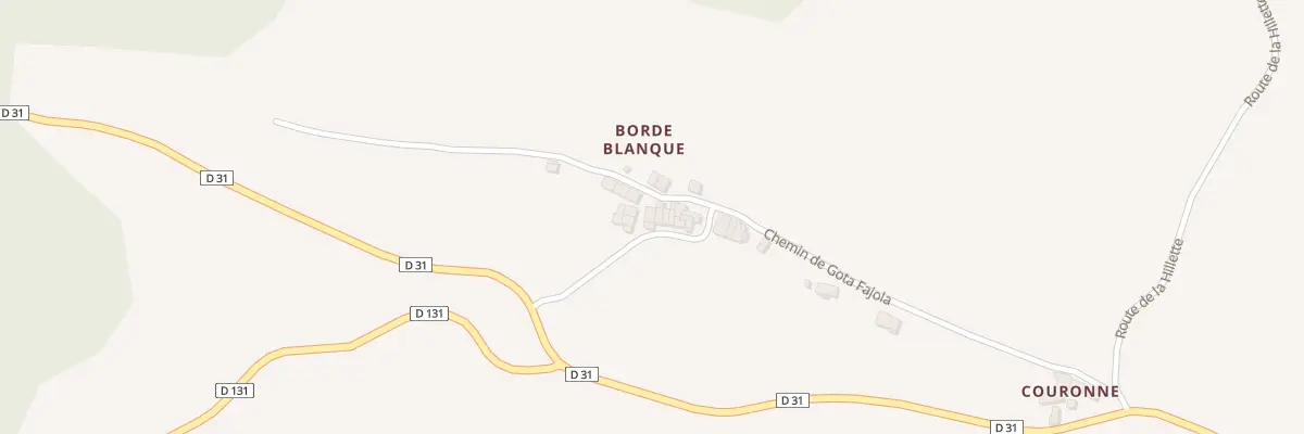 Plan du 88 Hameau de Borde Blanque à Montégut-Plantaurel