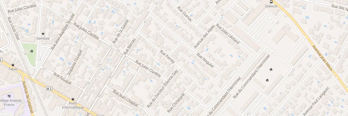 Plan du 17 Rue Perrey à Toulouse