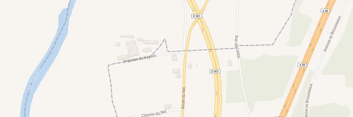 Plan du 5653 Le Ret à Ussac