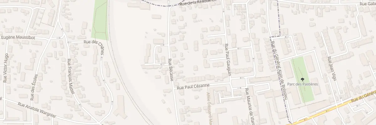 Plan du 38 Rue Bécasse à Lucé