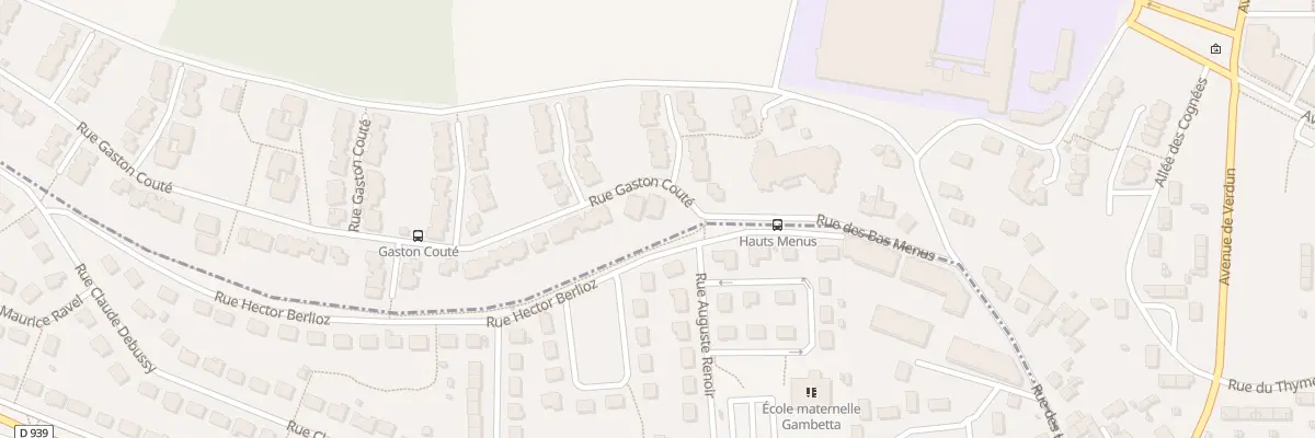 Plan du 3 Rue Gaston Coute à Chartres