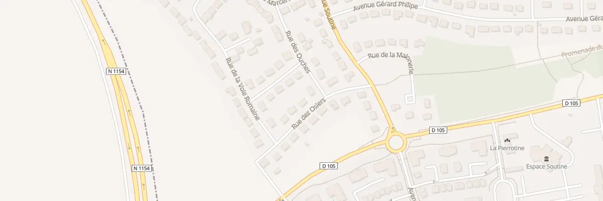 Plan du 6 Rue des Osiers à Lèves
