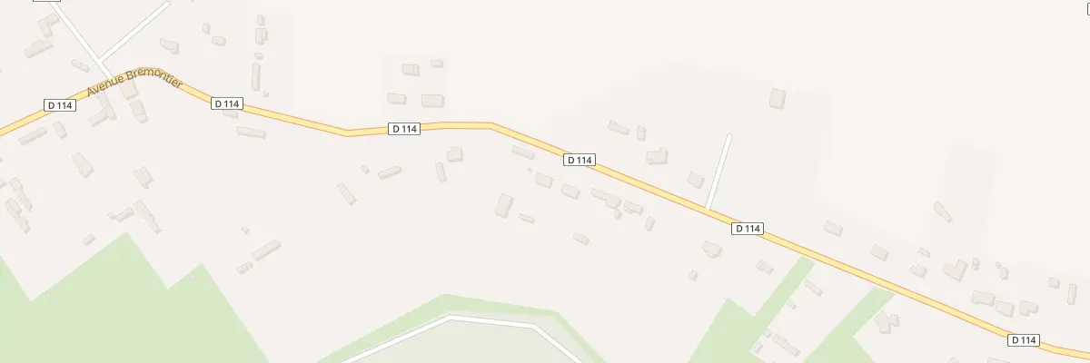 Plan du 25 Av Bremontier au Tronquay