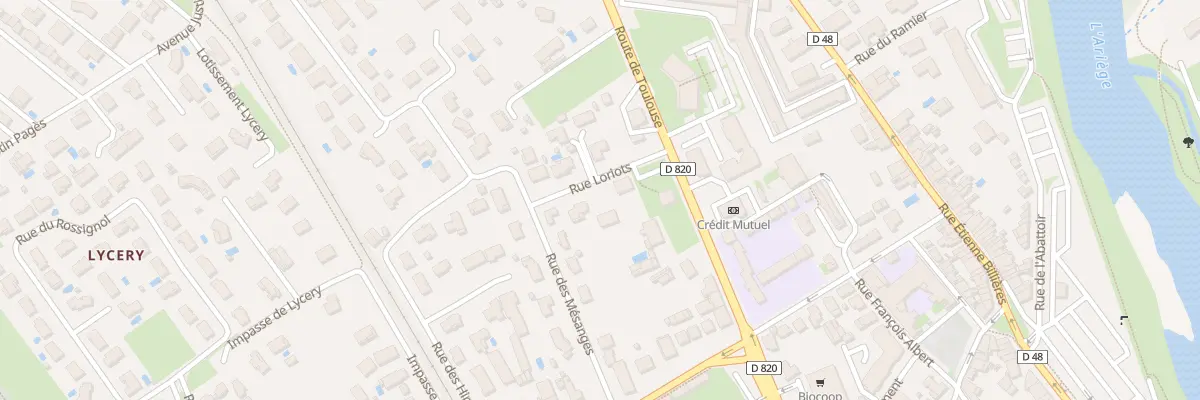 Plan du 5 Rue des Loriots à Auterive
