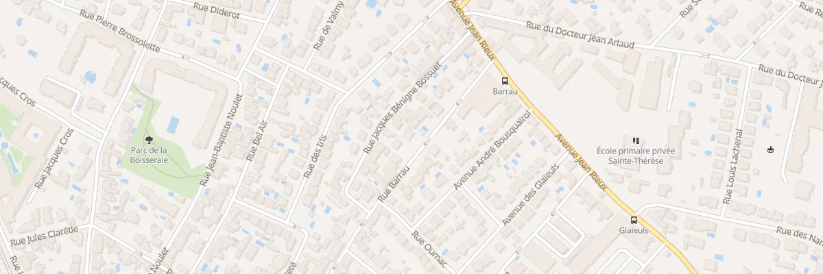 Plan du 65 Rue Barrau à Toulouse